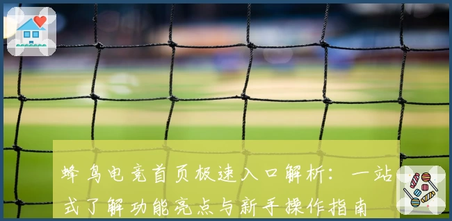 蜂鸟电竞首页极速入口解析：一站式了解功能亮点与新手操作指南